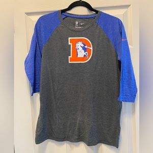 Nike Women’s Denver Broncos Quarter Sleeve Tee